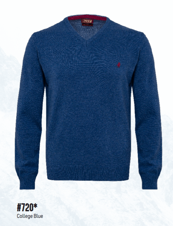 Lambswool v-neck knit