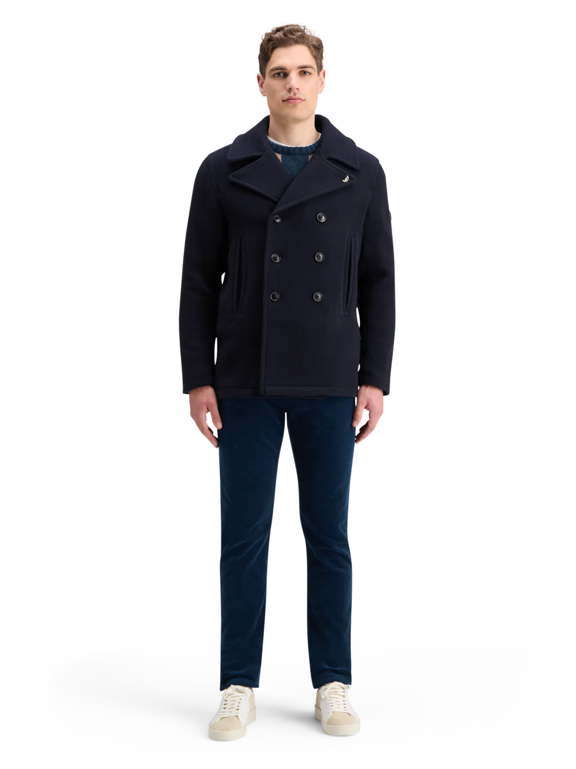 Wool blend peacoat