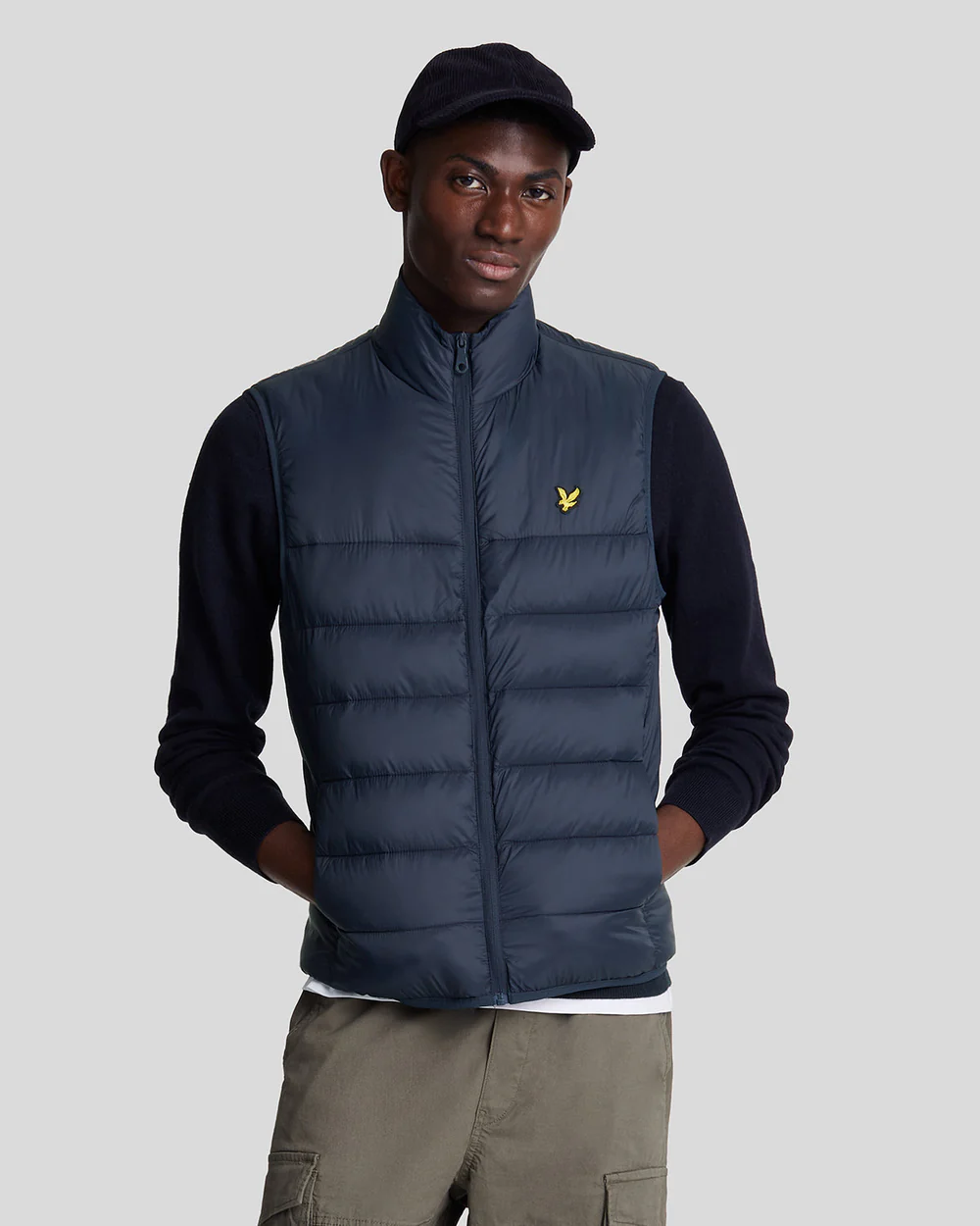 Wadded gilet